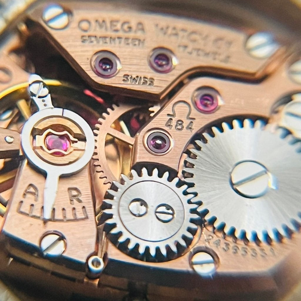 オメガ / OMEGA レディース時計【60】デビル カットガラス 2Pダイヤ アンティーク腕時計 ヴィンテージ