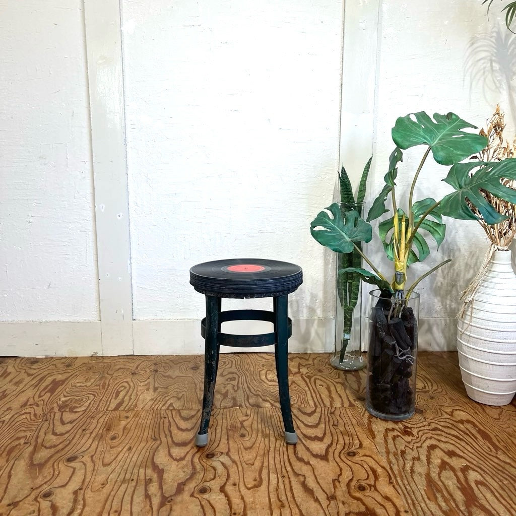 佐藤貢 レコード スツール 椅子 作家物 中古