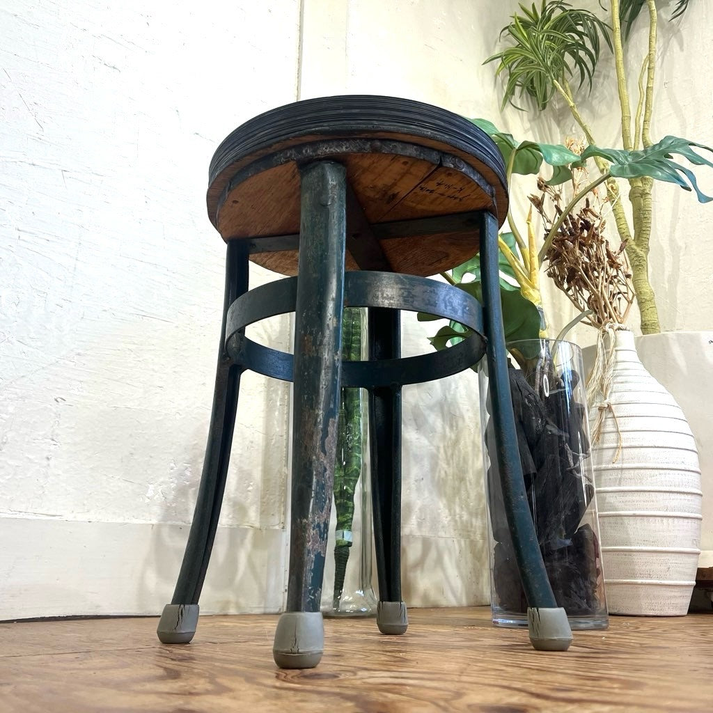 佐藤貢 レコード スツール 椅子 作家物 中古