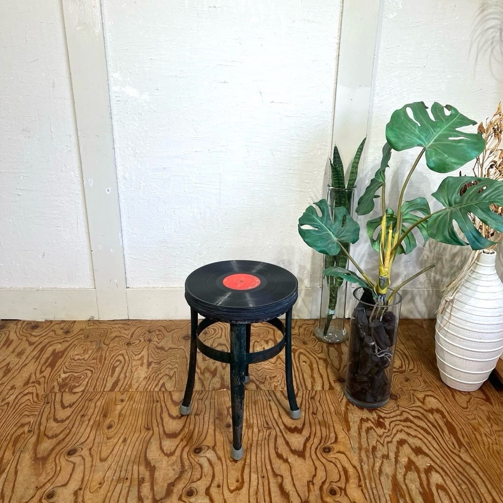 佐藤貢 レコード スツール 椅子 作家物 中古