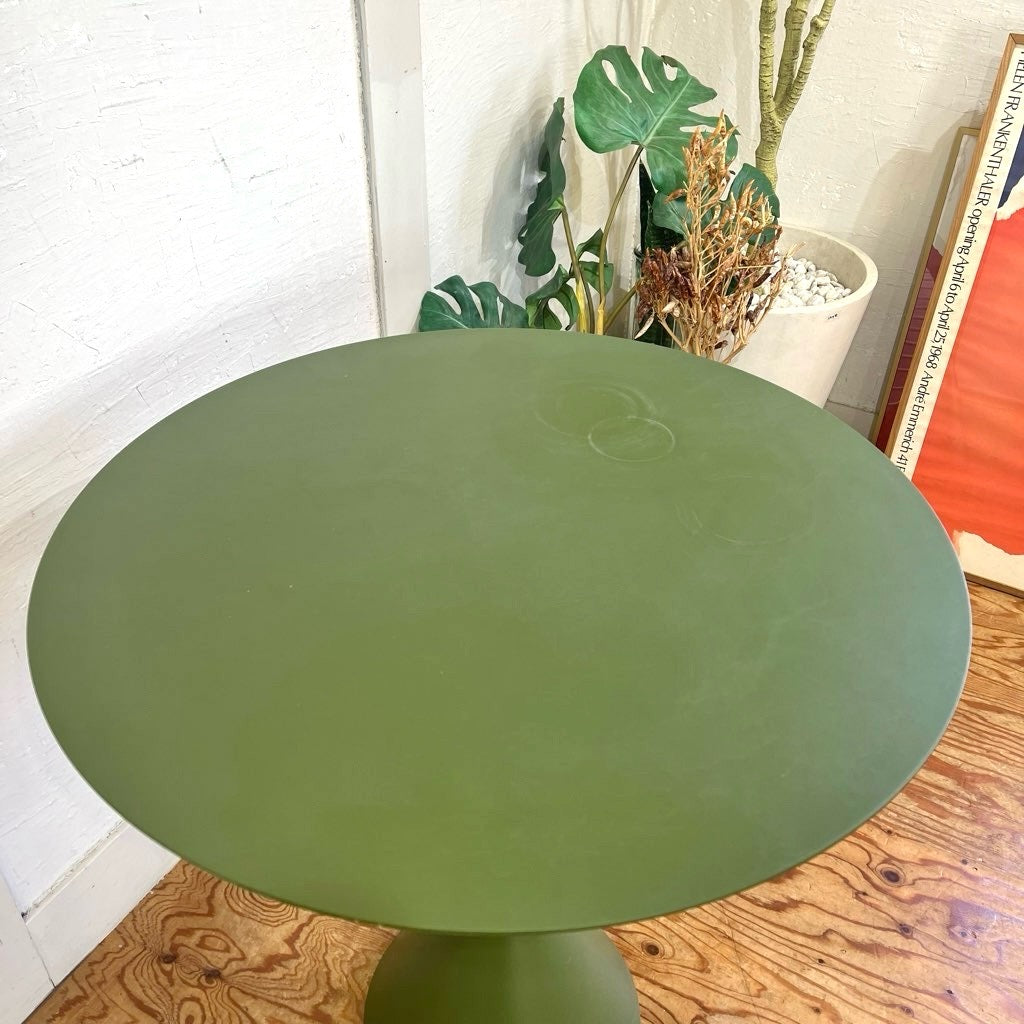 ヘイ / HAY パリサード/PALISSADE CONE TABLE オリーブグリーン ラウンドテーブル 中古