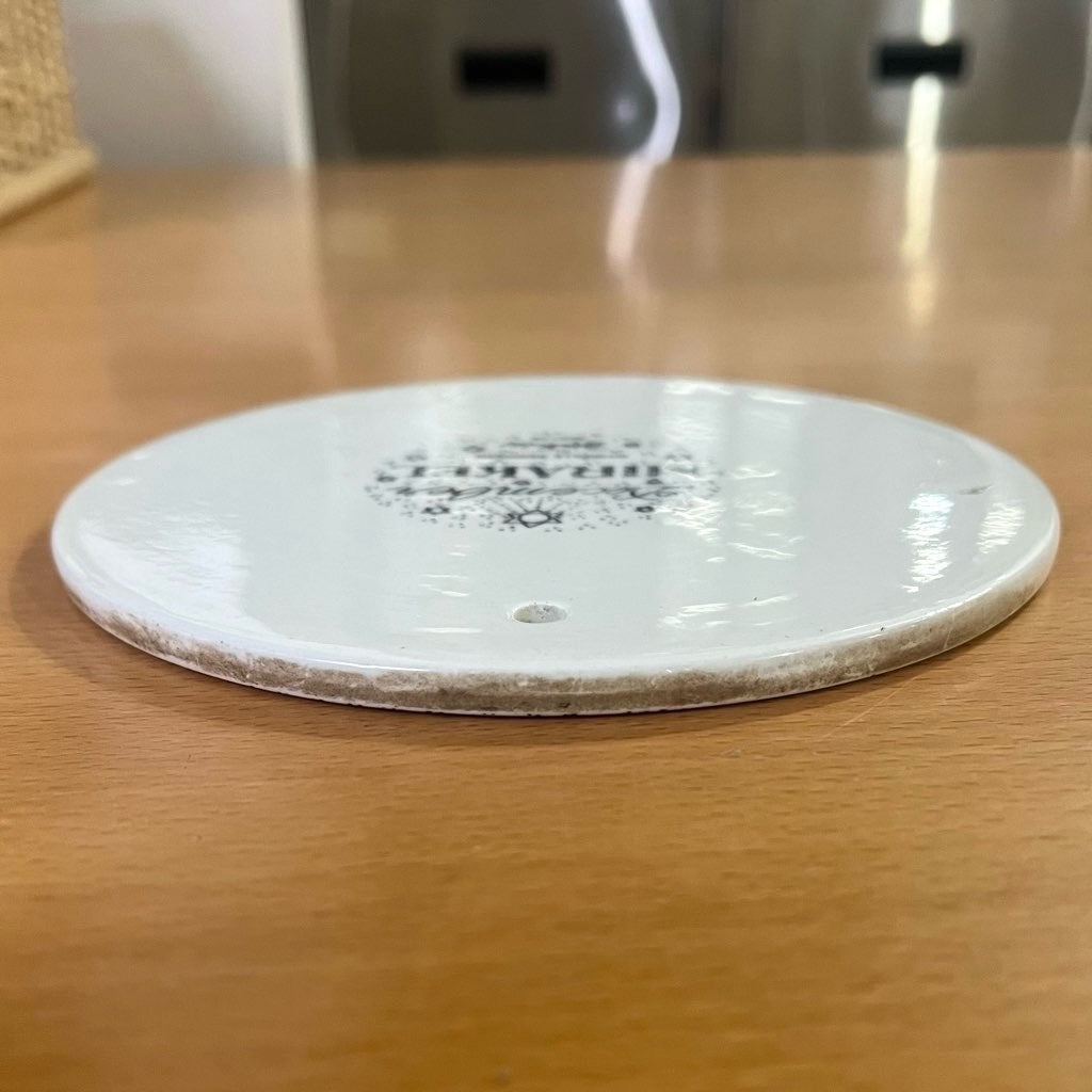 二モール社 / Nymolle ビヨン・ヴィンブラッド 恋人たちの12ヶ月 マンスリー壁掛けプレート ブラック 12月 オブジェ デンマーク ヴィンテージ