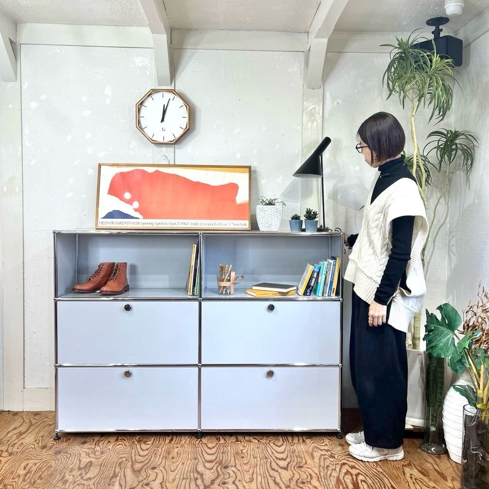 USMハラー / USM Haller モジュラーキャビネット オープンシェルフ 2列 