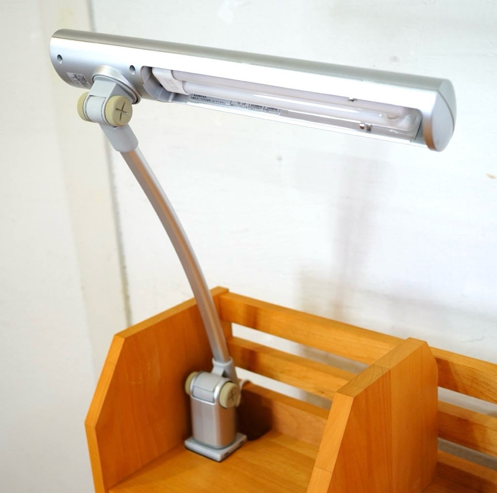 堀田木工 hotta woody ウィンディ / WINDY  デスク ワゴン 上棚 デスクライト 4点セット NA色 勉強机 中古