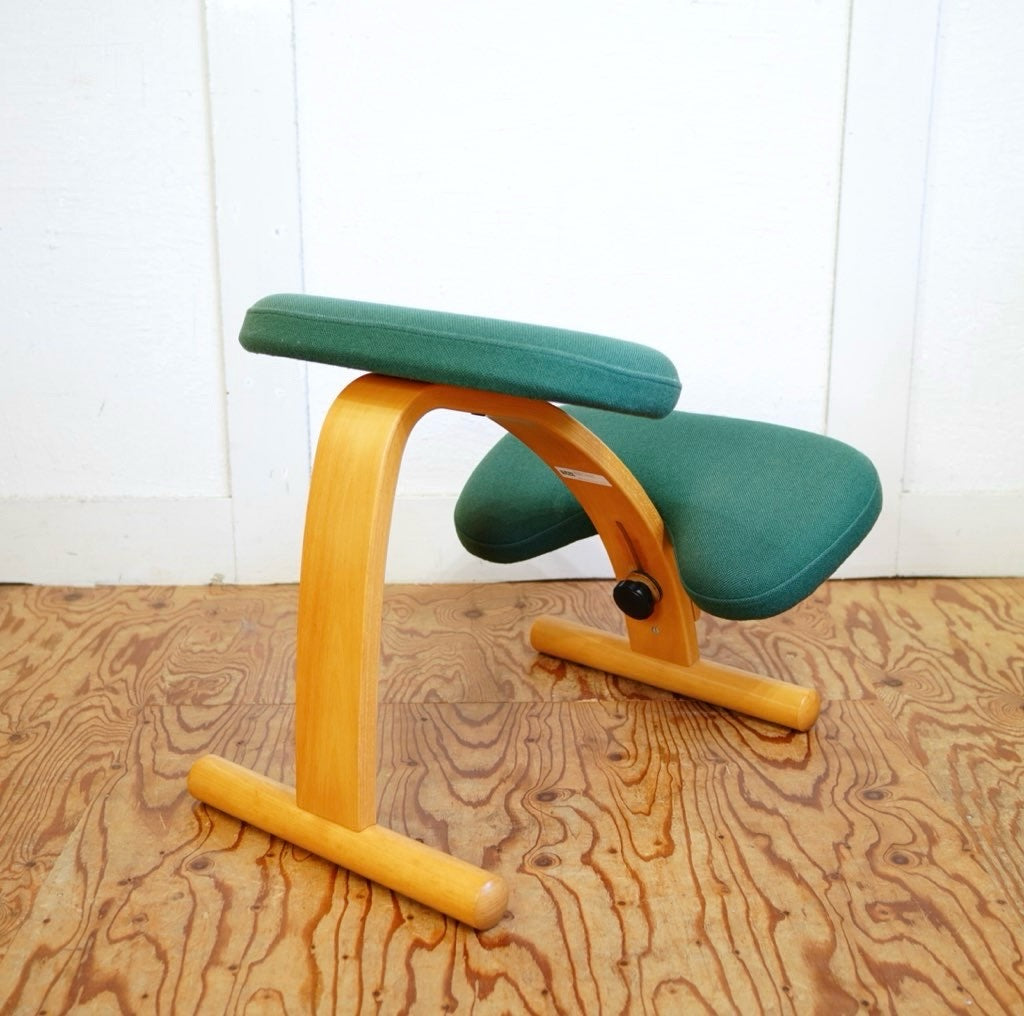 リボ / Rybo バランスチェアイージー グリーン キッズチェア 中古