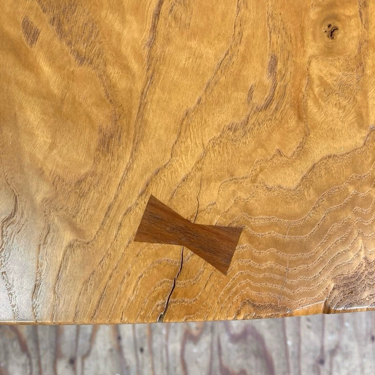 桜製作所 栗の木の一枚板サイドテーブル 永見眞一 希少 中古