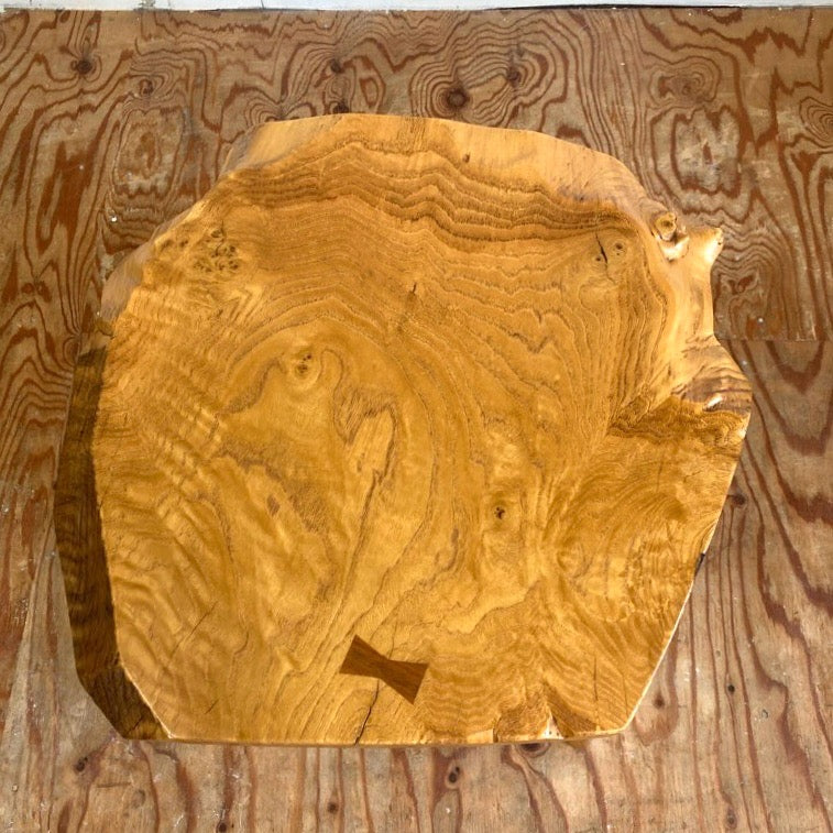 桜製作所 栗の木の一枚板サイドテーブル 永見眞一 希少 中古