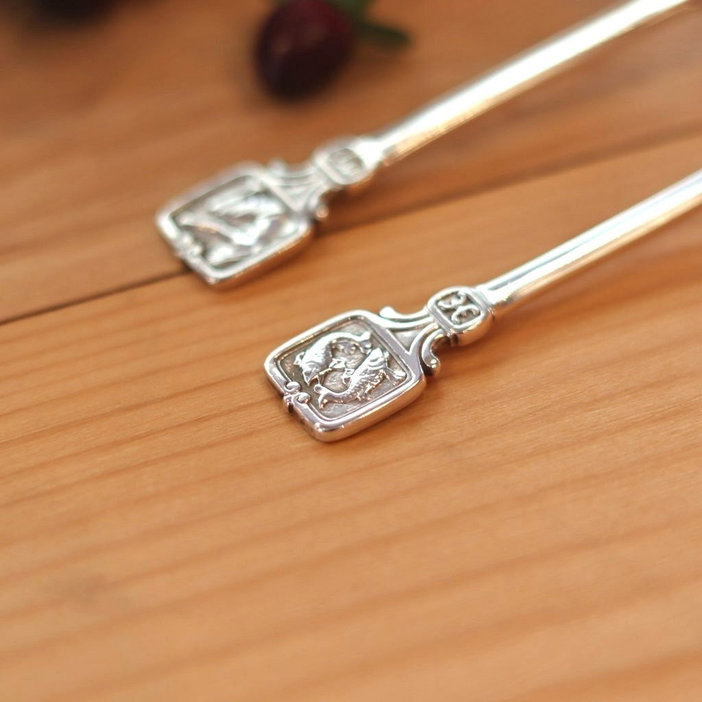 ティファニー / TIFFANY & Co コーヒースプーン 星座 いて座 うお座 アンティーク