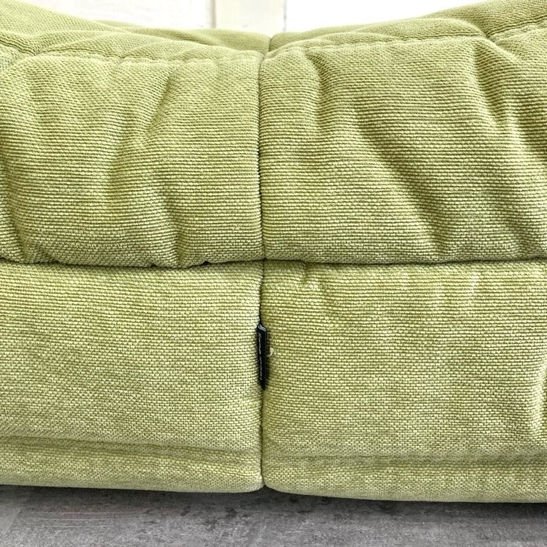 リーン・ロゼ / ligne roset トーゴ パフ オットマン グリーン 中古