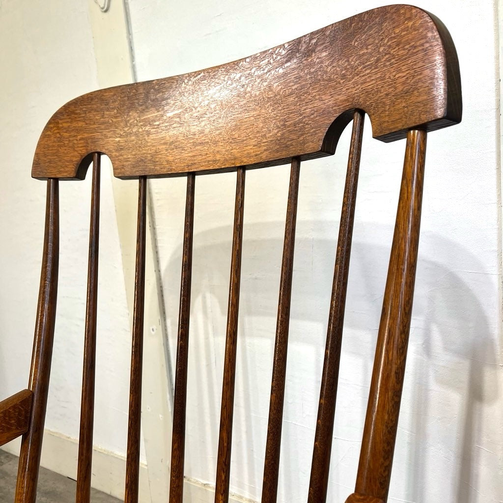 飛騨産業 / HIDA 穂高 ロッキングチェア No.63 キツツキマーク 中古