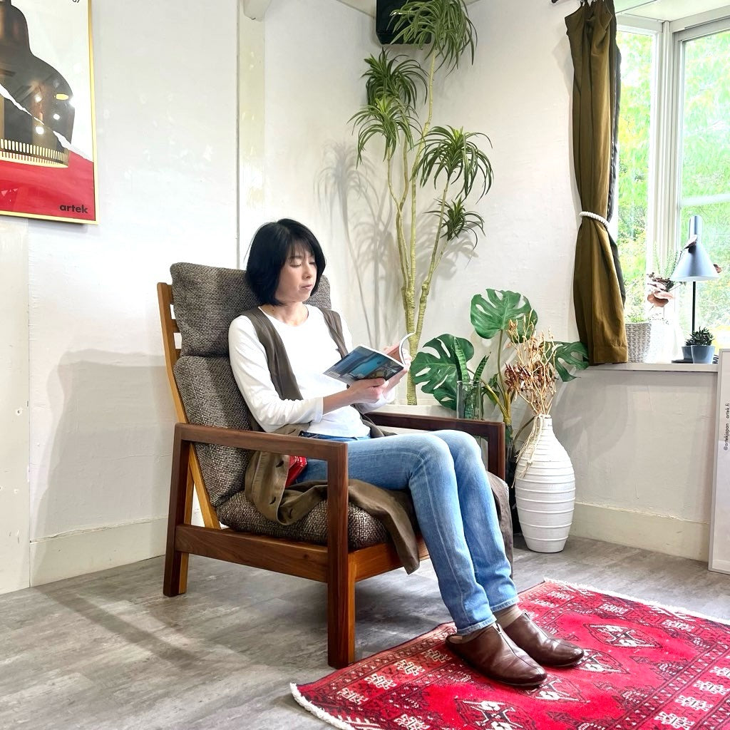 木馬舎 / komaya ハイバックユニットソファ スリムアーム 1人掛け 中古