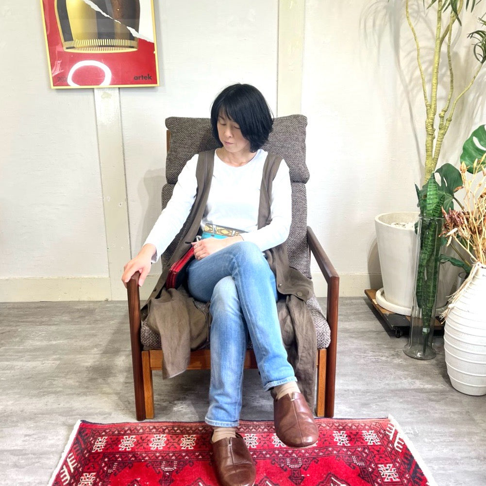 木馬舎 / komaya ハイバックユニットソファ スリムアーム 1人掛け 中古