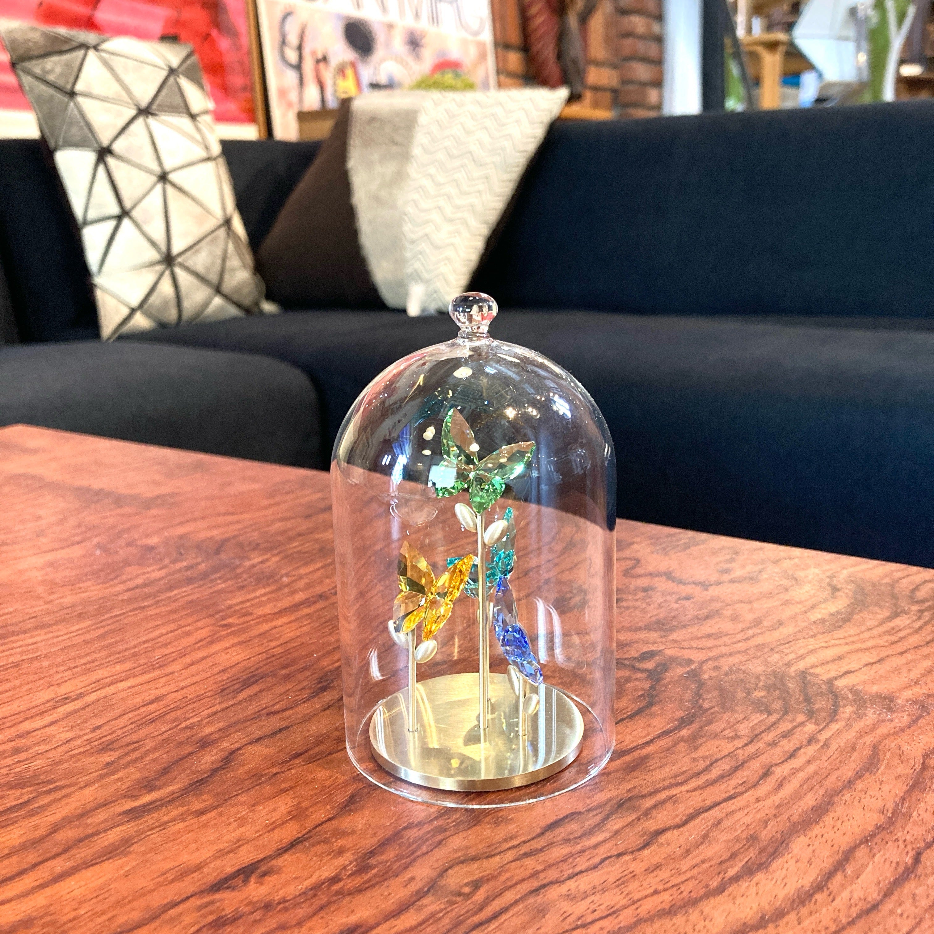 スワロフスキー / SWAROVSKI Jungle Beatsバタフライガラス鐘 クリスタルフィギュア