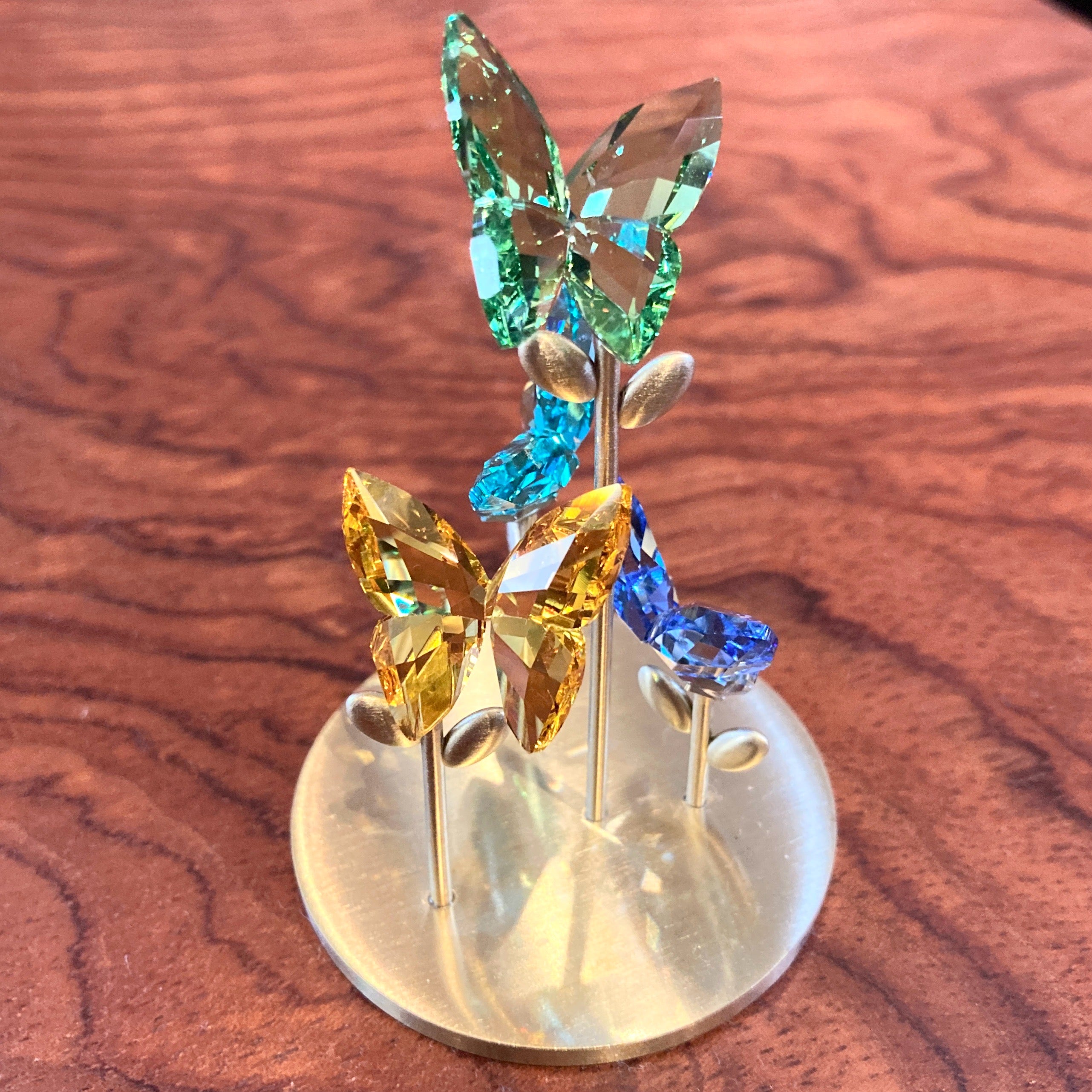 スワロフスキー / SWAROVSKI Jungle Beatsバタフライガラス鐘 クリスタルフィギュア