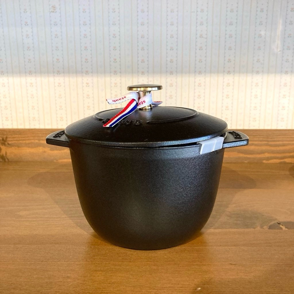 ストウブ / staub ラ・ココット de GOHAN M ブラック 未使用 中古 