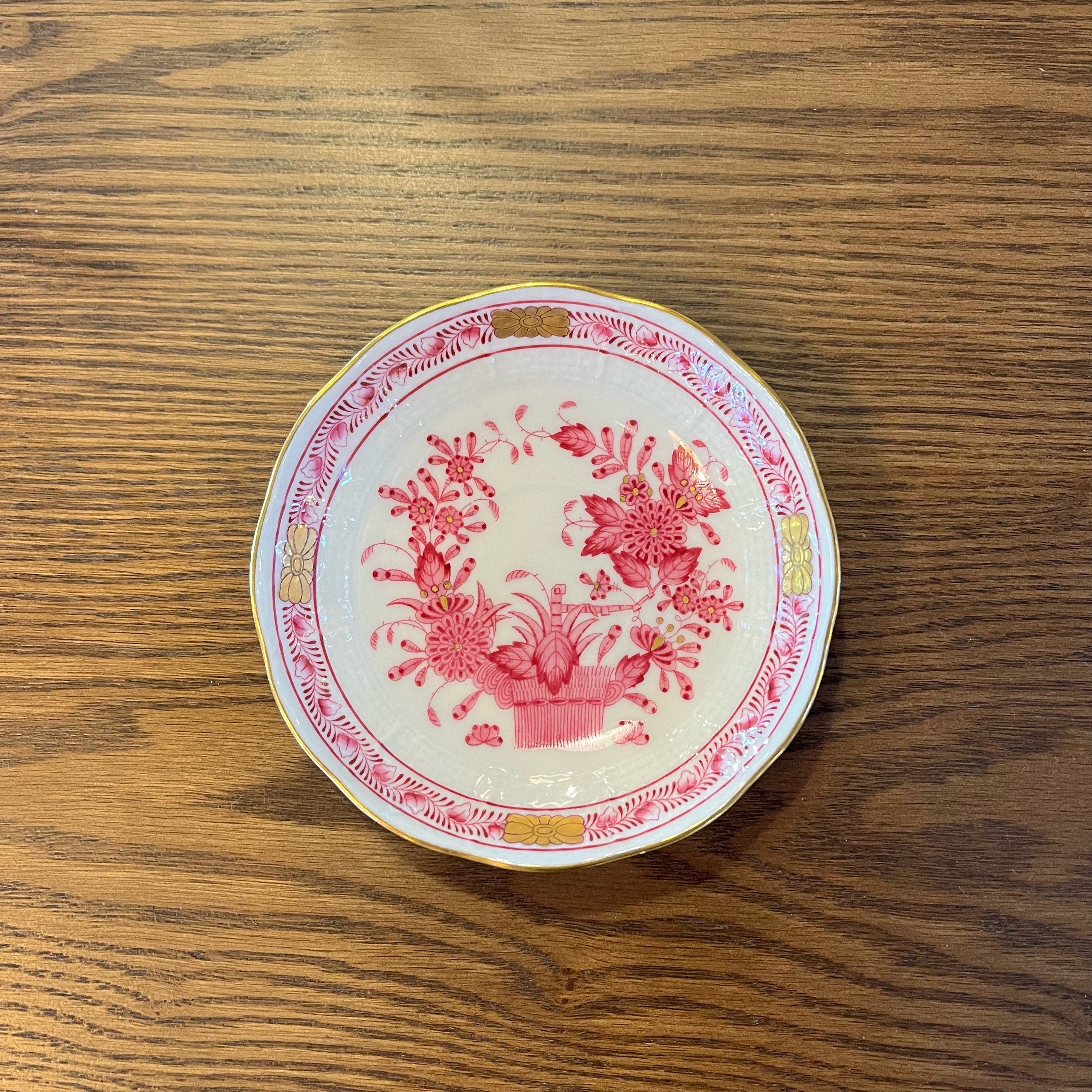 ヘレンド / Herend インドの華 カップ&ソーサー ピンク ハンガリー ヴィンテージ