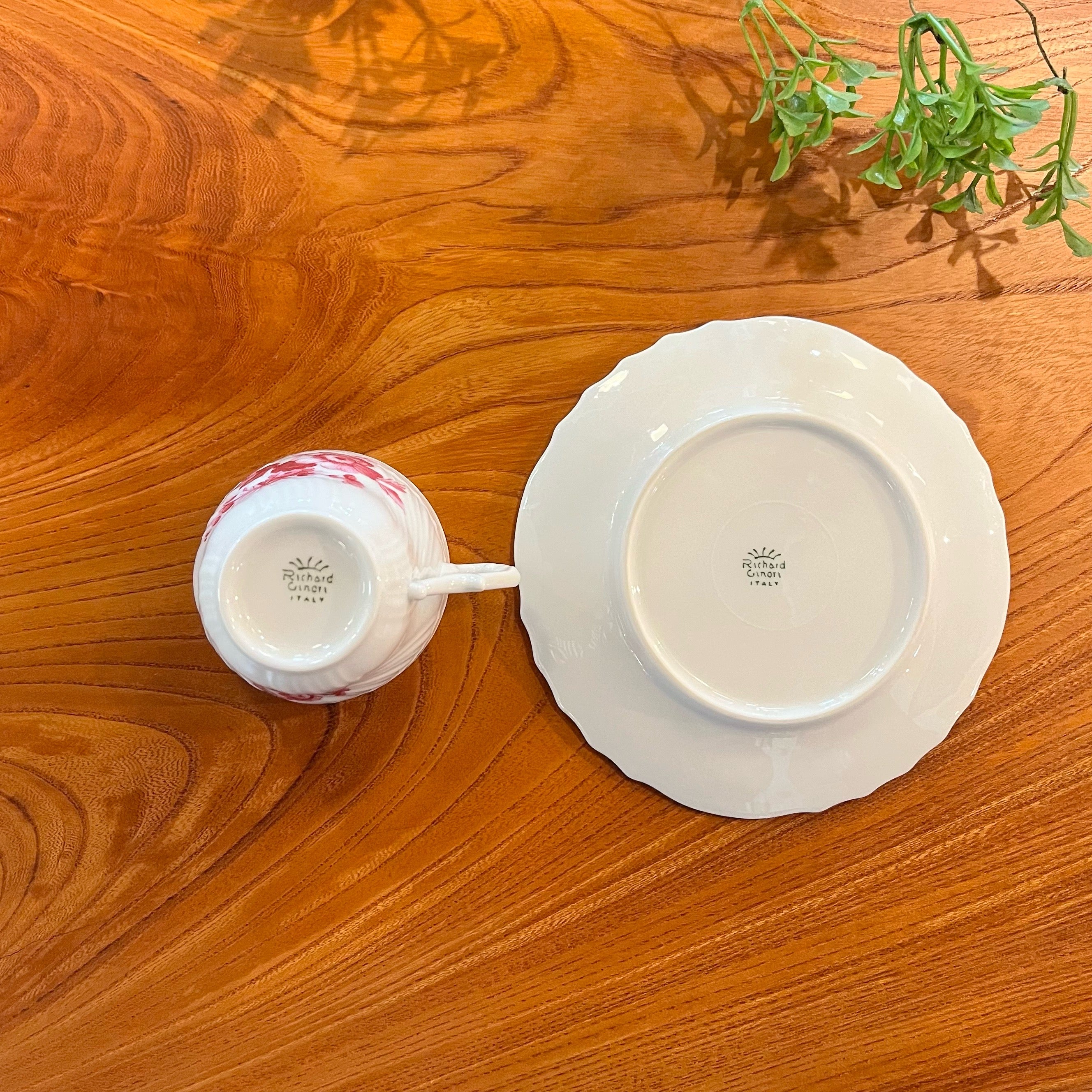 リチャードジノリ / Richard Ginori カップ&ソーサー 花柄 デミタスカップ