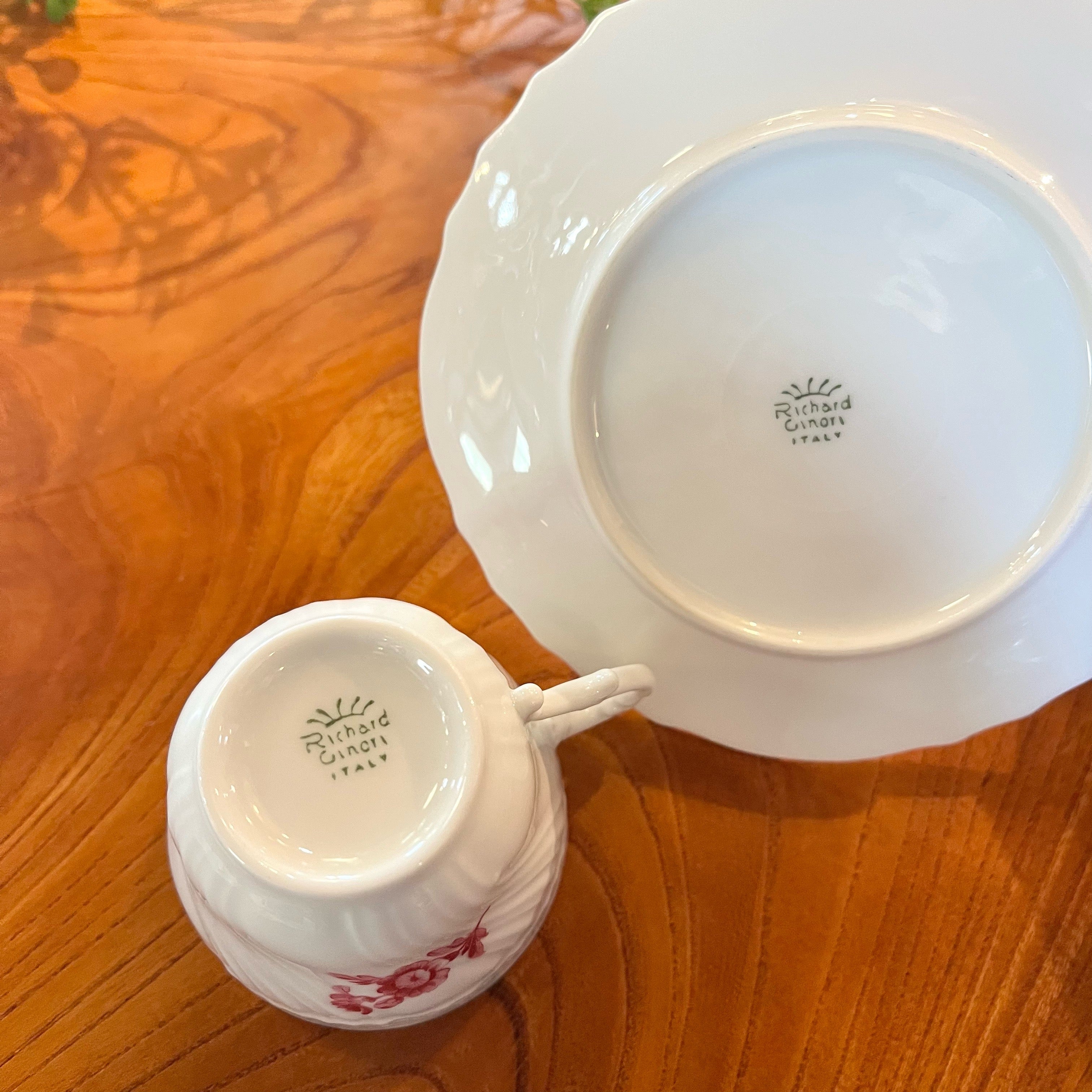 リチャードジノリ / Richard Ginori カップ&ソーサー 花柄 デミタスカップ