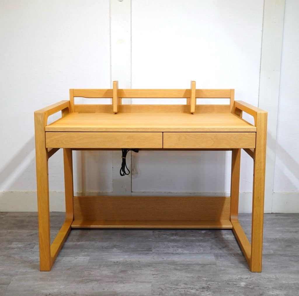 浜本工芸 学習机 NO.74&デスクチェア セット ブルー 高さが変えられる勉強机