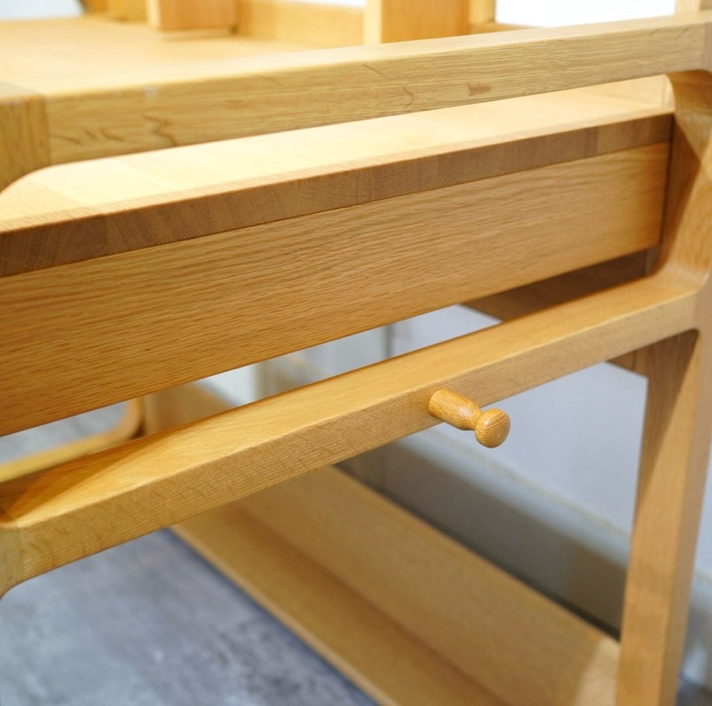 浜本工芸 学習机 NO.74&デスクチェア セット ブルー 高さが変えられる勉強机