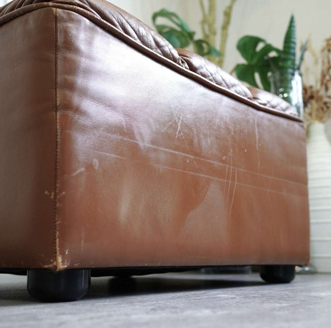 モビリア / mobilia デセデ オットマン 本革 ヴィンテージ