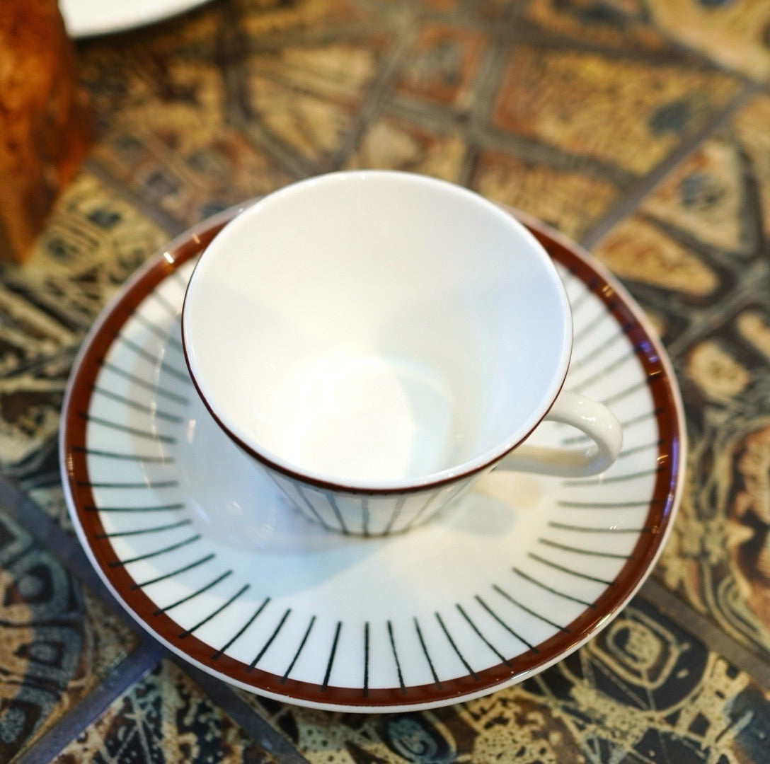 グスタフスベリ / Gusatavsberg スピサリブ / SPISA RIBB カップ&ソーサー スティグ・リンドベリ ヴィンテージ