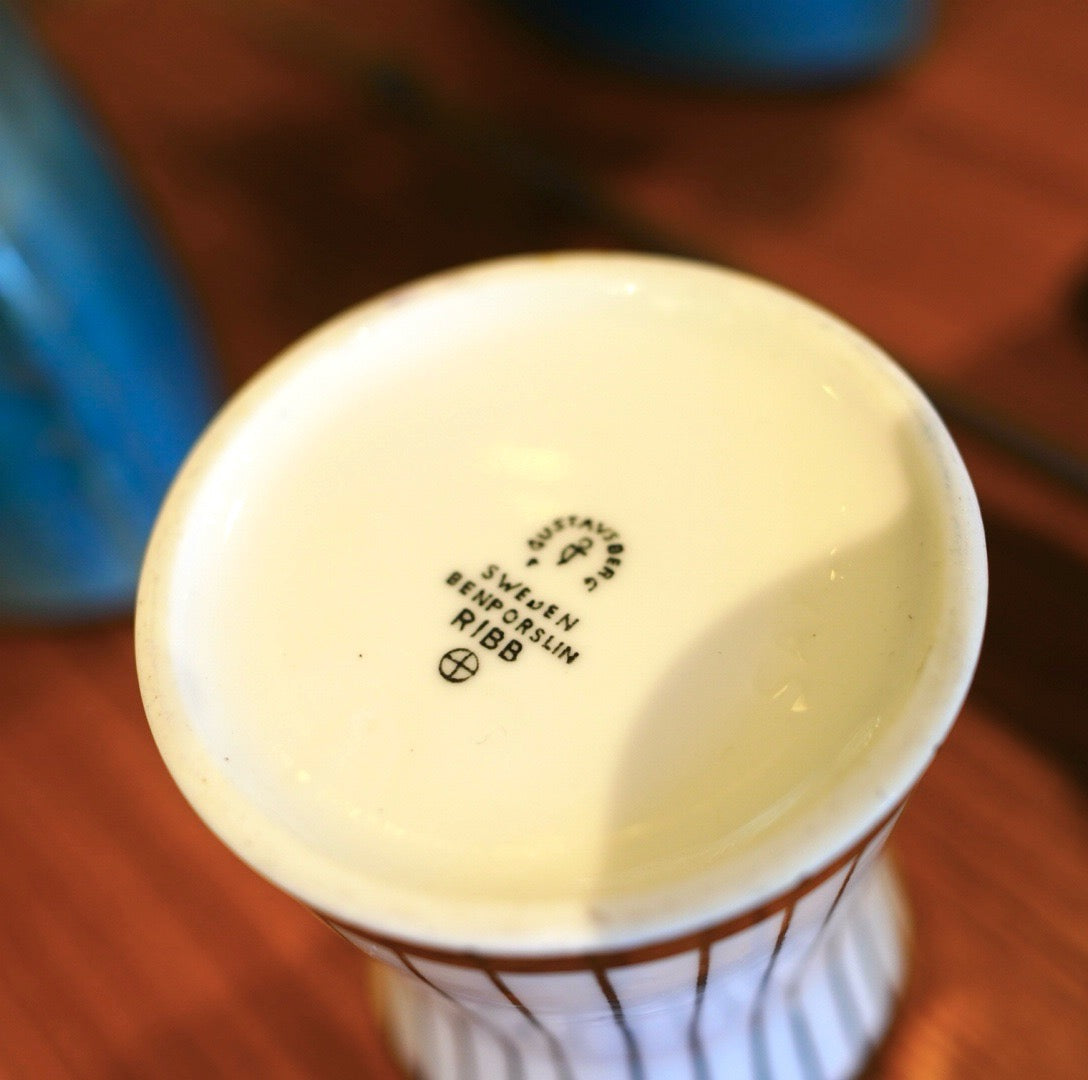 グスタフスベリ / Gusatavsberg スピサリブ / SPISA RIBB クリーマー スティグ・リンドベリ ヴィンテージ
