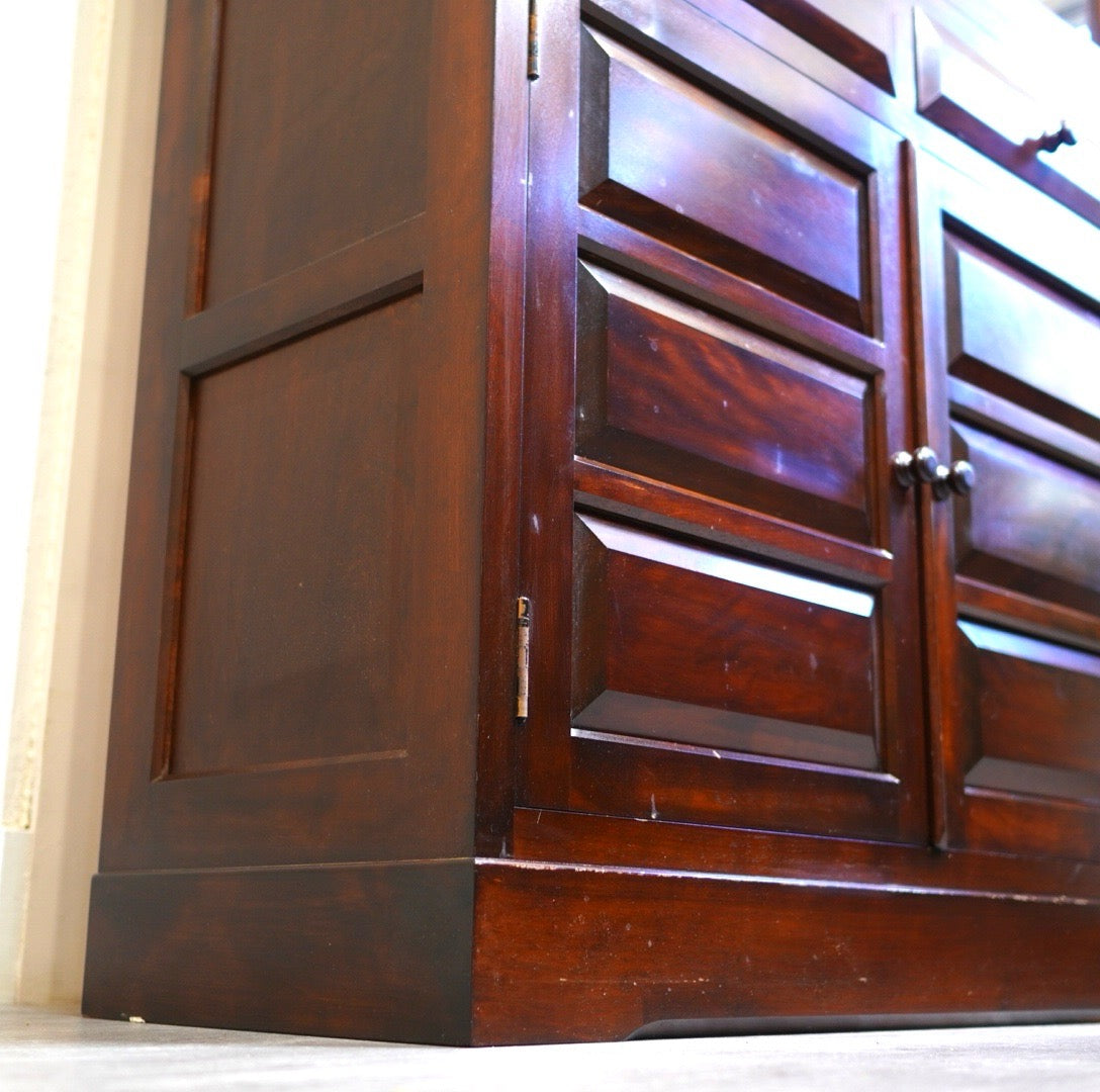 松本民芸家具 K-Ⅱ型 面取食器棚 カップボード 民藝家具