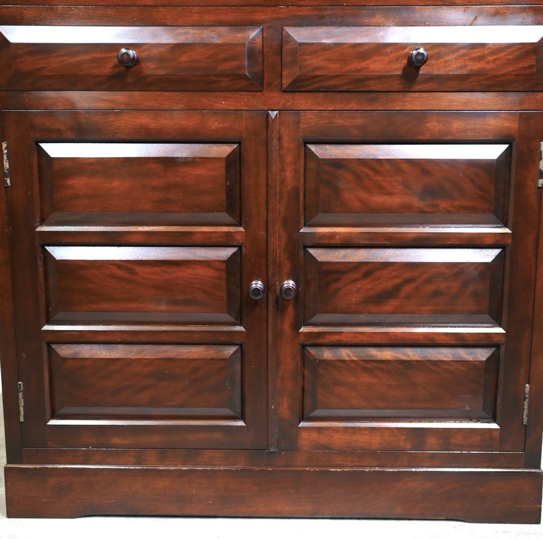 松本民芸家具 K-Ⅱ型 面取食器棚 カップボード 民藝家具