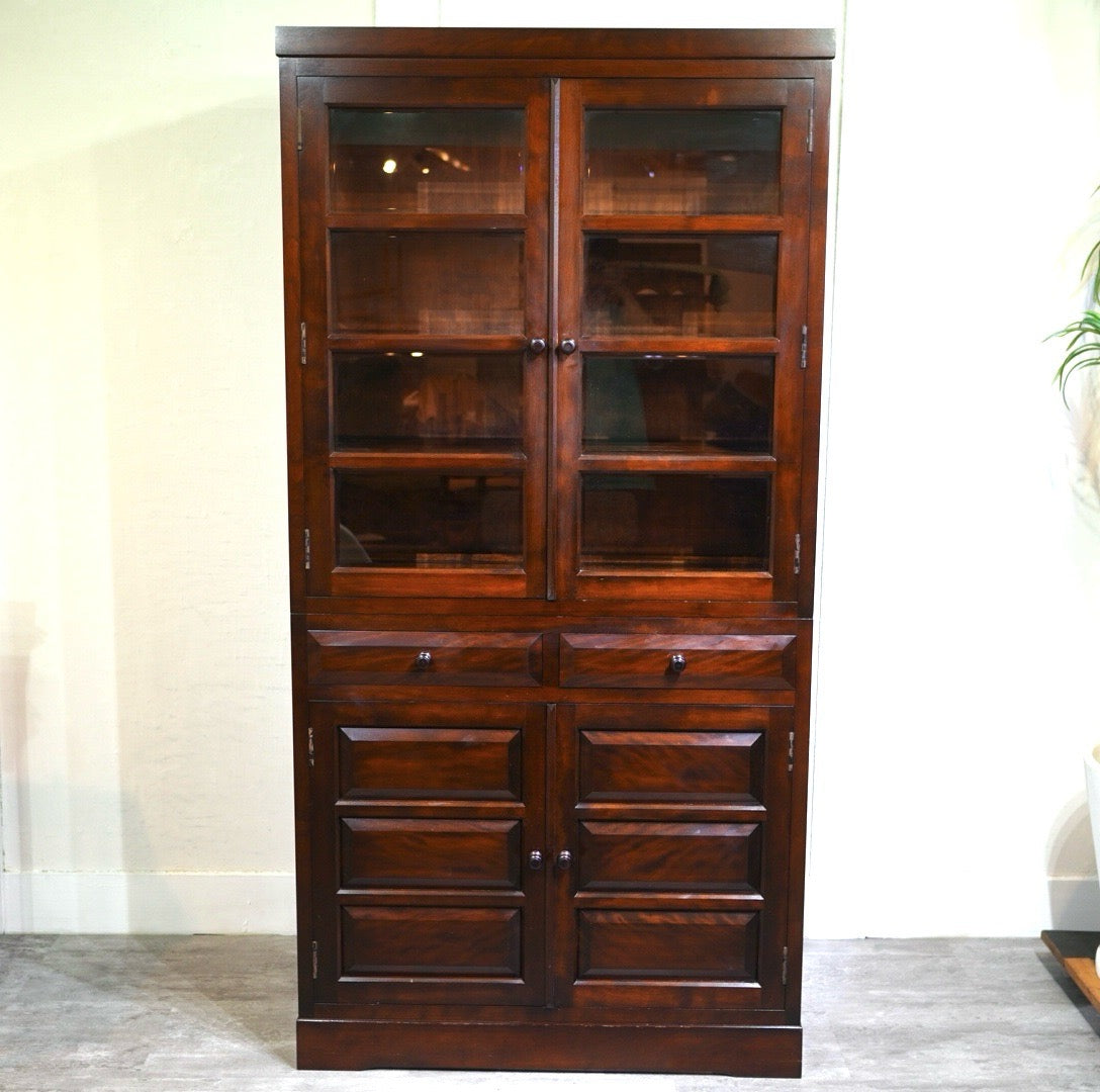 松本民芸家具 K-Ⅱ型 面取食器棚 カップボード 民藝家具