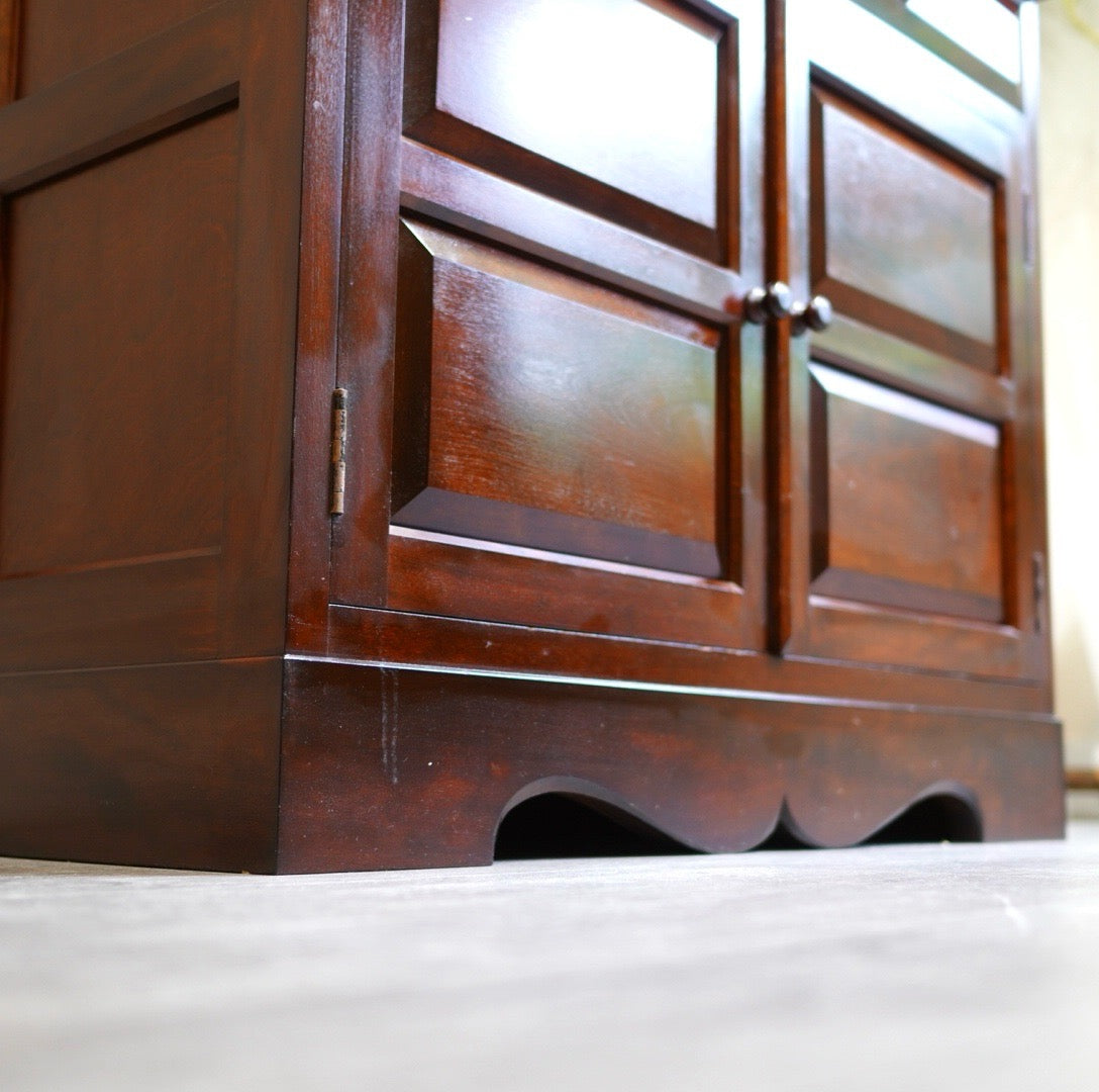 松本民芸家具 A型 食器棚 カップボード 民藝家具 ミズメザクラ