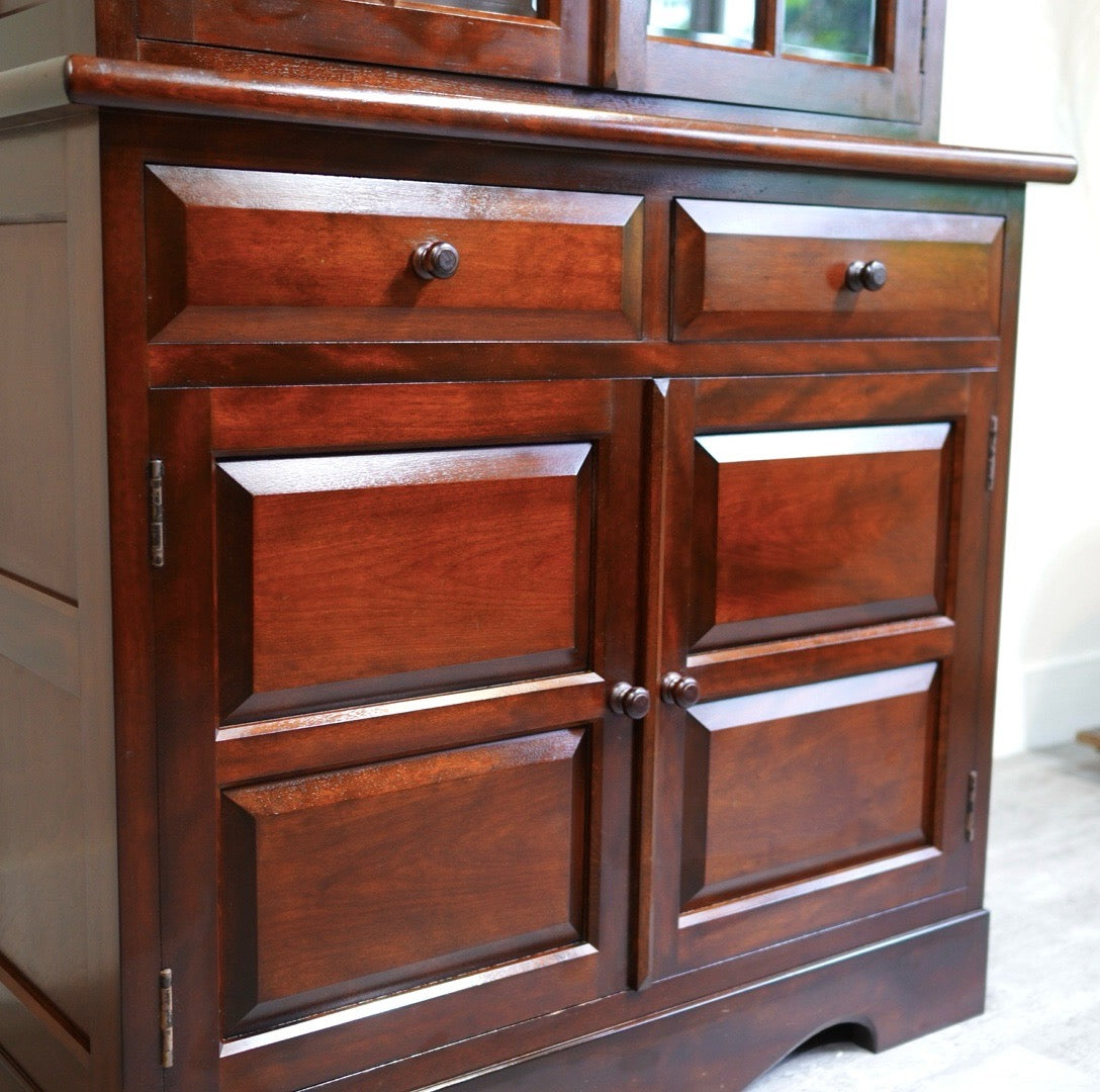 松本民芸家具 A型 食器棚 カップボード 民藝家具 ミズメザクラ