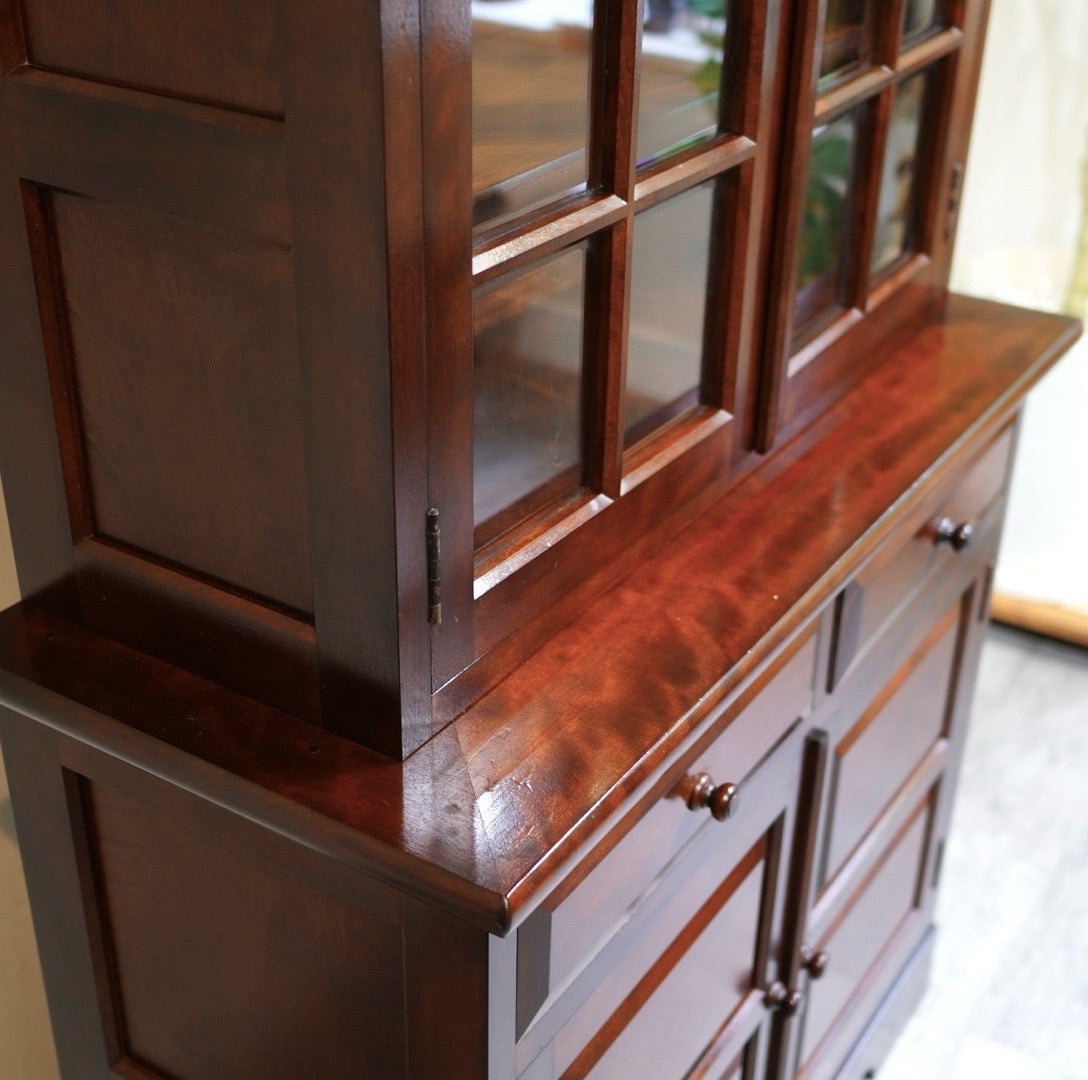 松本民芸家具 A型 食器棚 カップボード 民藝家具 ミズメザクラ