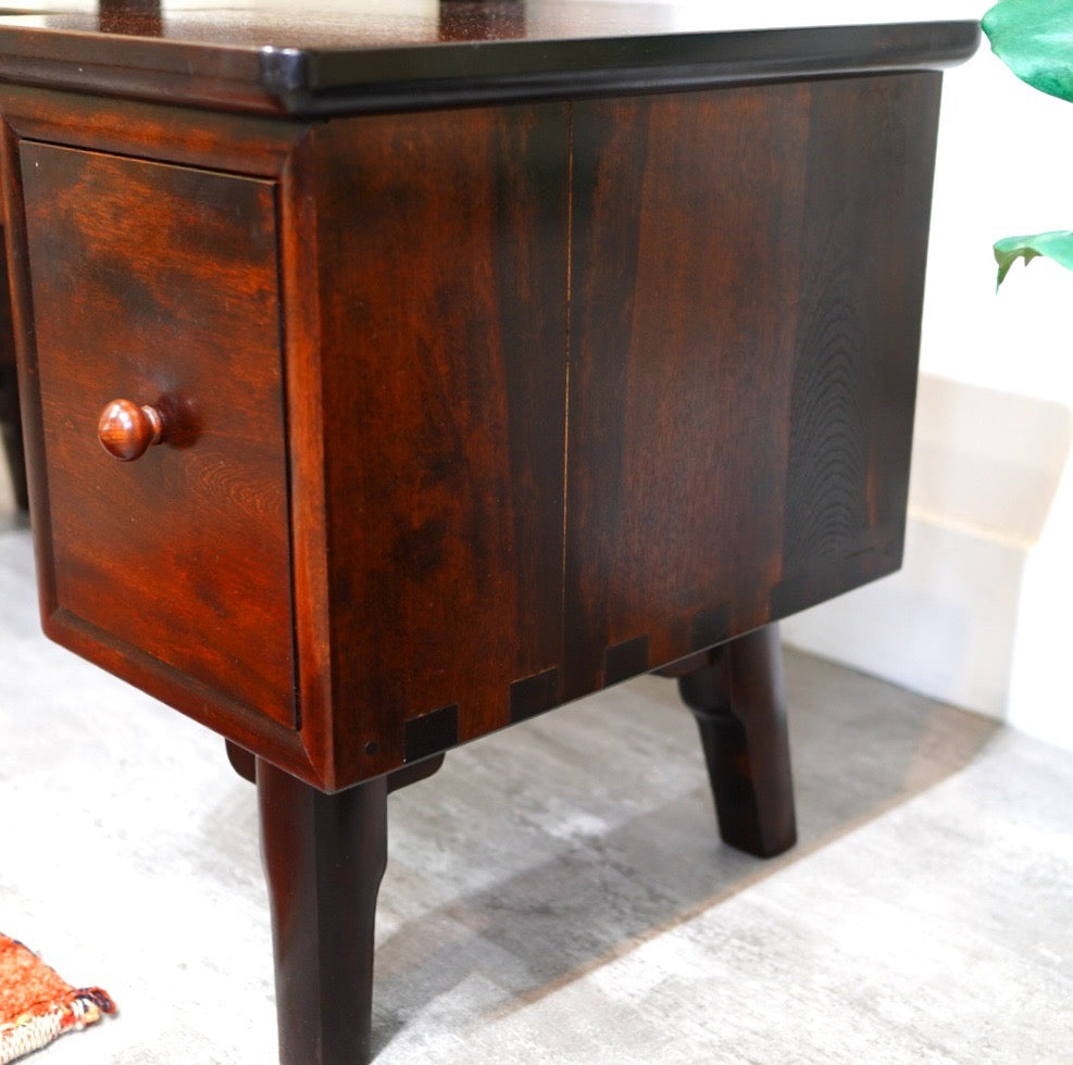 松本民芸家具 角型三面鏡 化粧台 ドレッサー 姿見  民藝家具