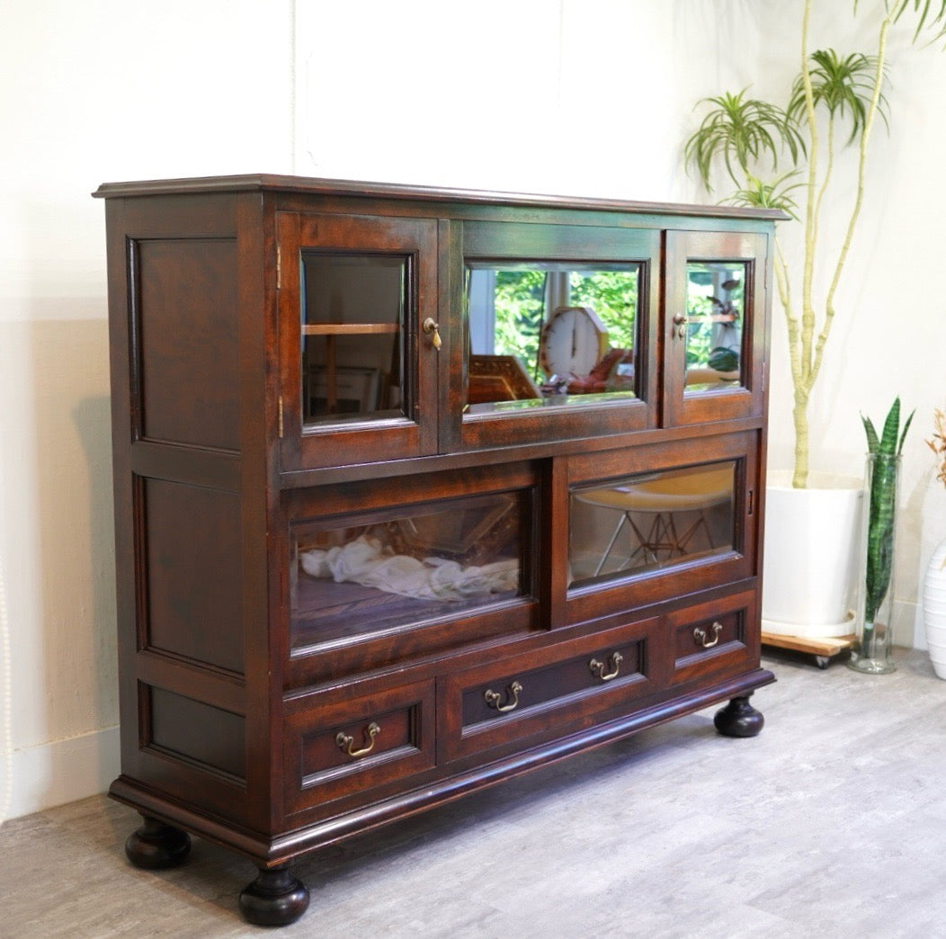 松本民芸家具 C型 サイドボード 大容量収納 民藝家具