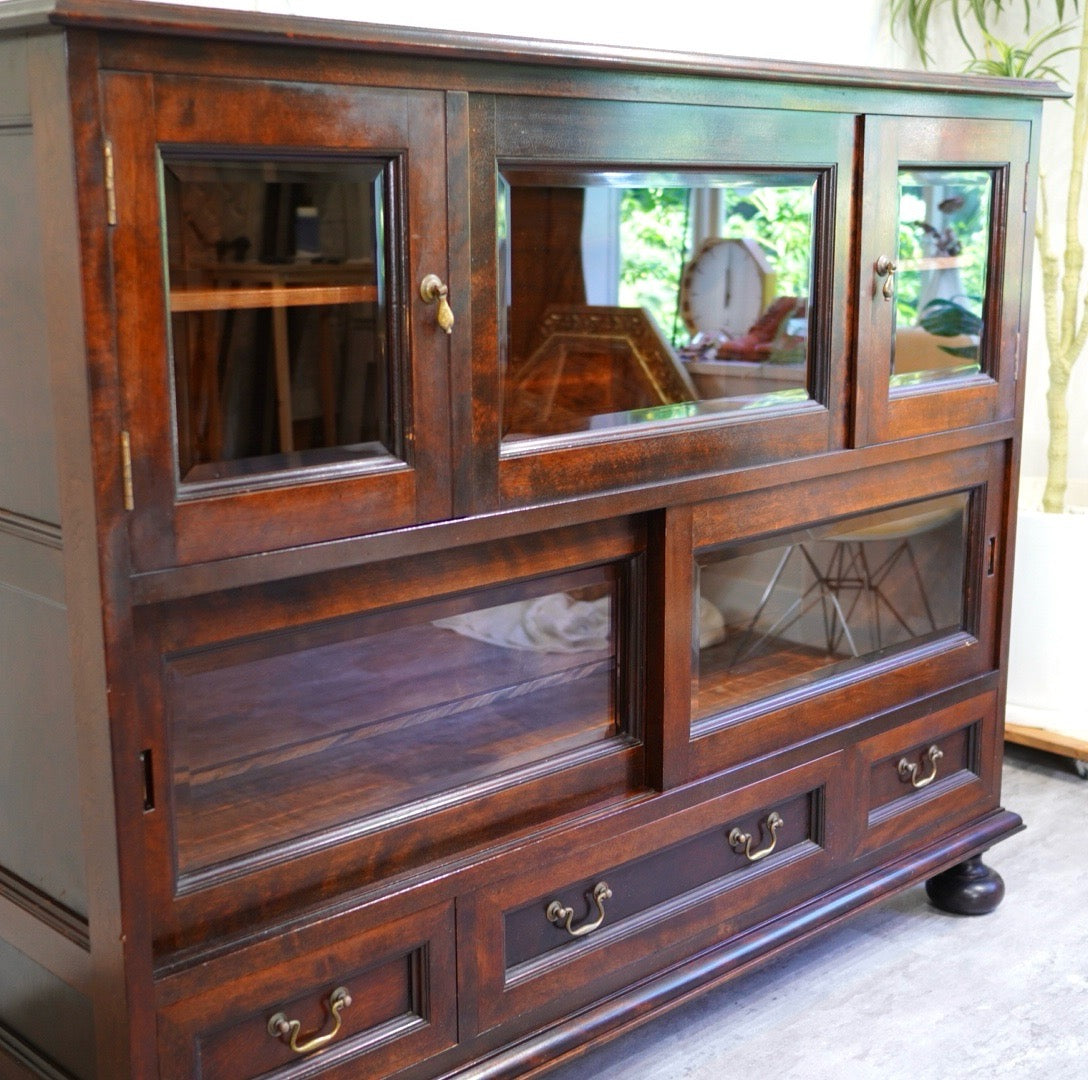 松本民芸家具 C型 サイドボード 大容量収納 民藝家具