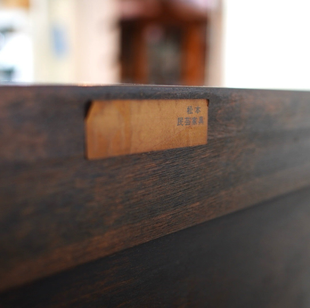 松本民芸家具 C型 サイドボード 大容量収納 民藝家具