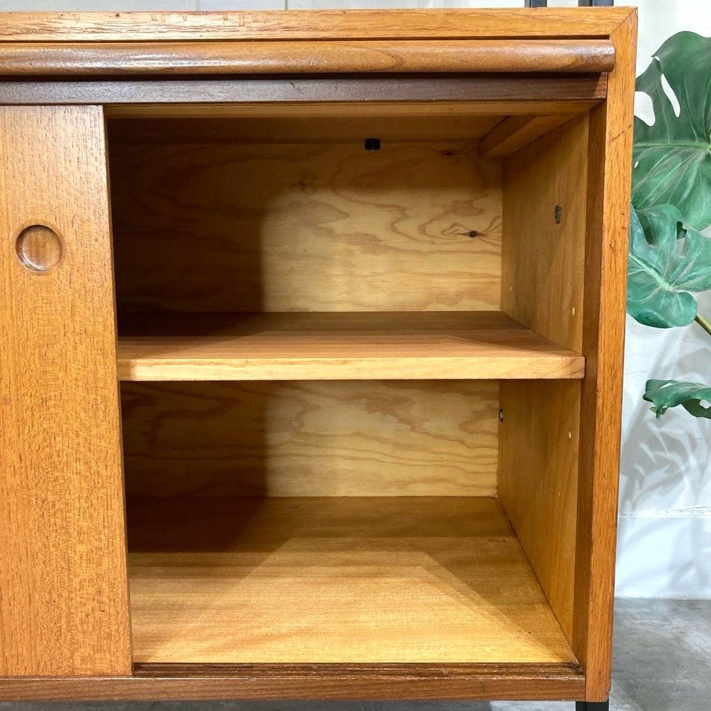 北欧ヴィンテージシェルフ ハイキャビネット チーク材 スウェーデン