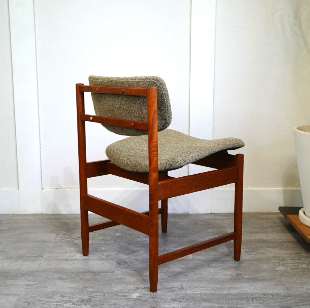 ホワイト&ニュートン / White & Newton チーク材 ダイニングチェア グレー ヴィンテージ