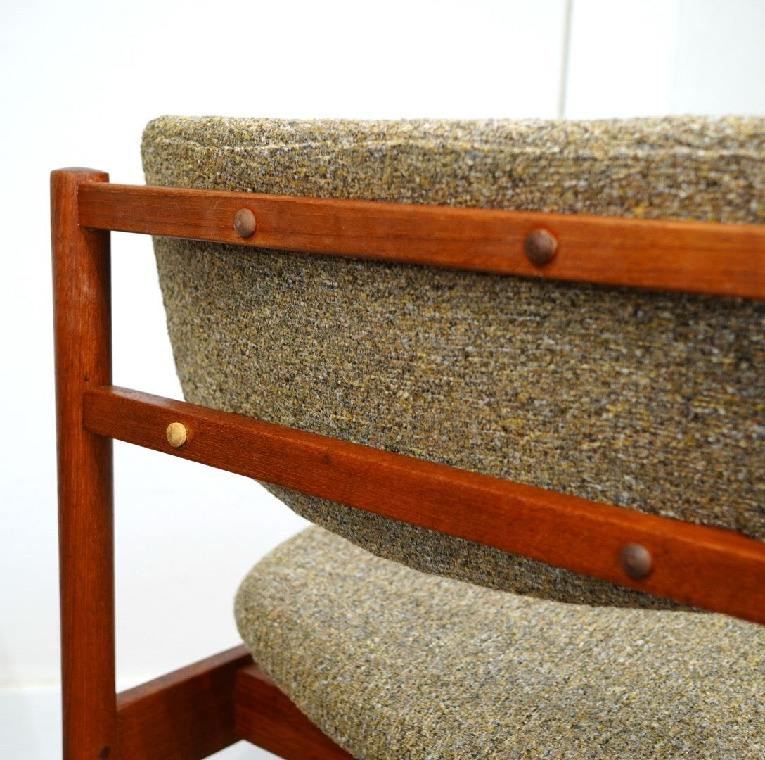 ホワイト&ニュートン / White & Newton チーク材 ダイニングチェア グレー ヴィンテージ