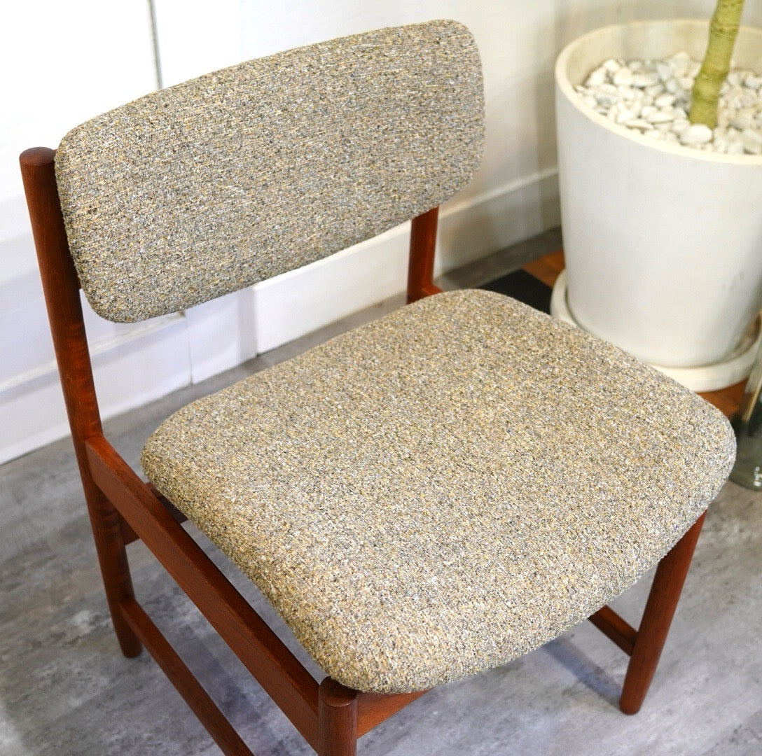 ホワイト&ニュートン / White & Newton チーク材 ダイニングチェア グレー ヴィンテージ