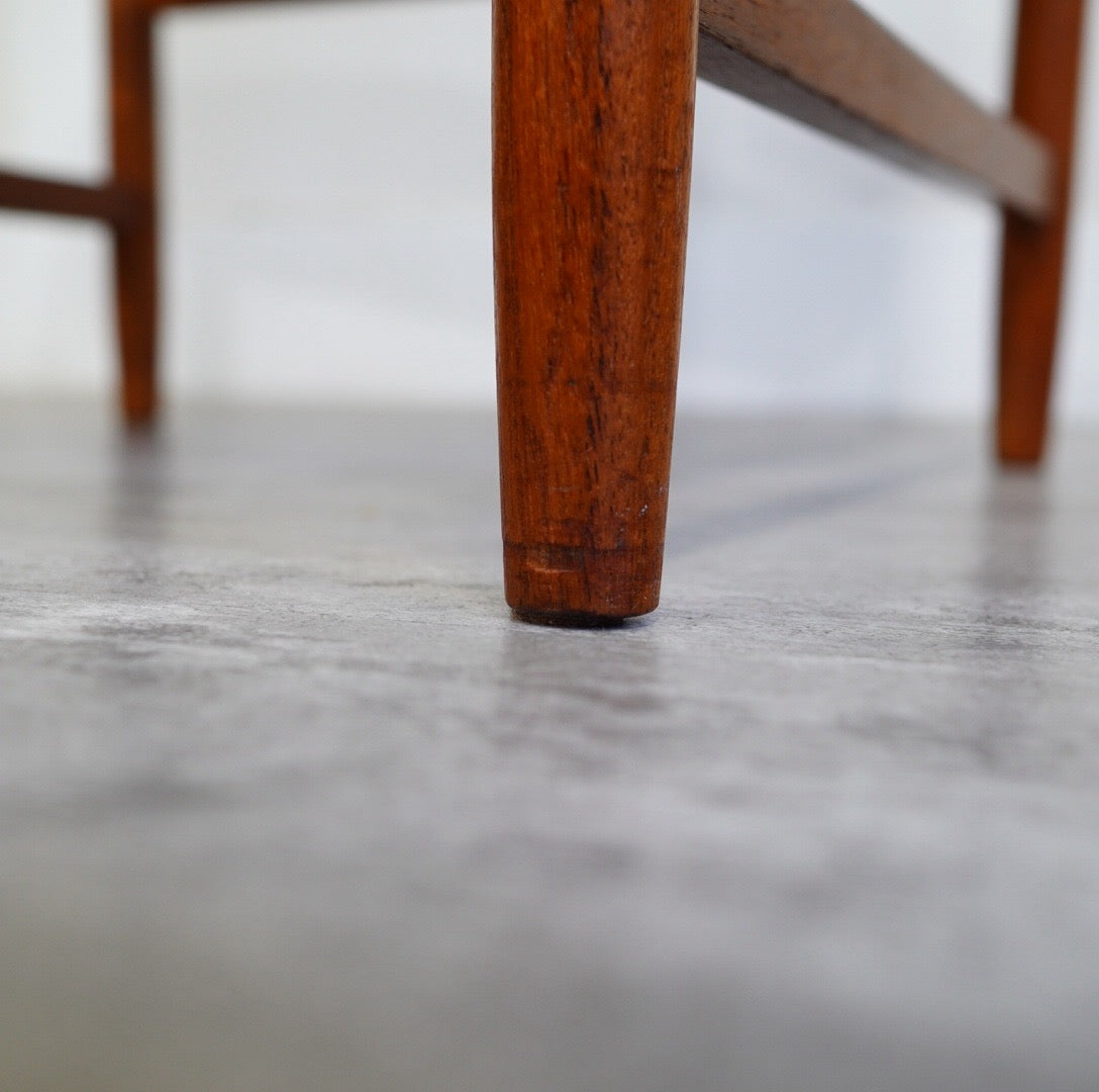 ホワイト&ニュートン / White & Newton チーク材 ダイニングチェア グレー ヴィンテージ