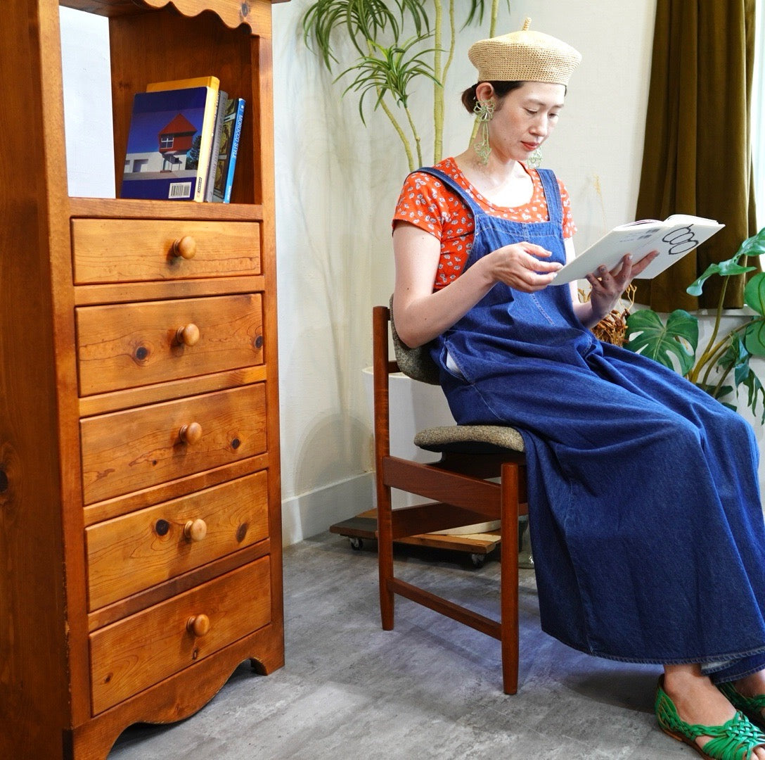 ホワイト&ニュートン / White & Newton チーク材 ダイニングチェア グレー ヴィンテージ