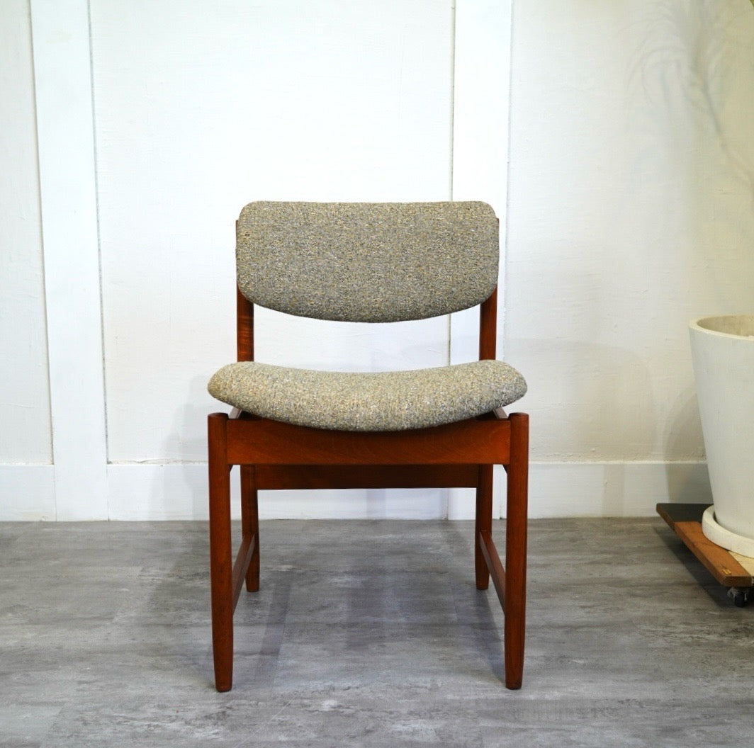 ホワイト&ニュートン / White & Newton チーク材 ダイニングチェア グレー ヴィンテージ