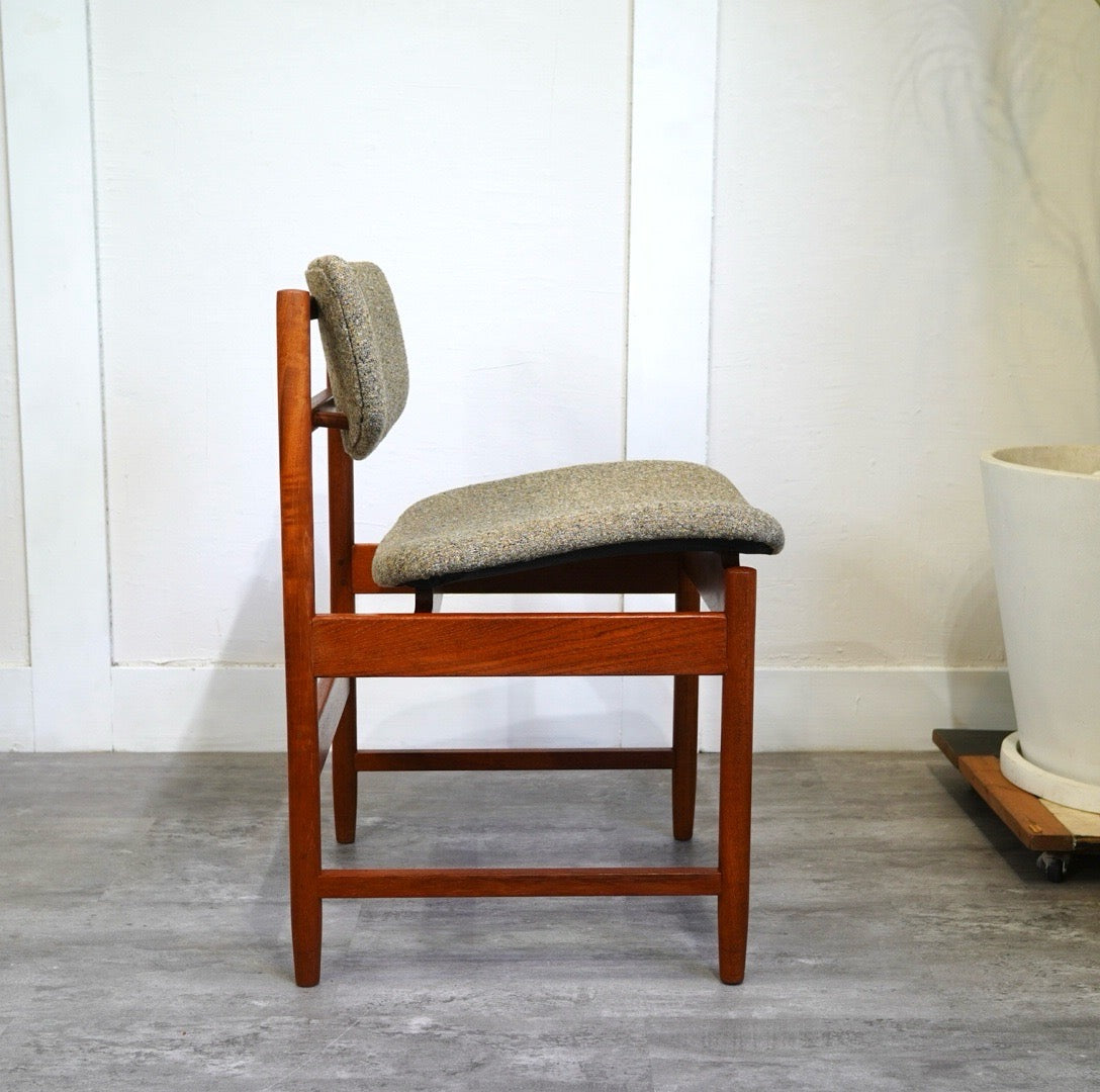 ホワイト&ニュートン / White & Newton チーク材 ダイニングチェア グレー ヴィンテージ