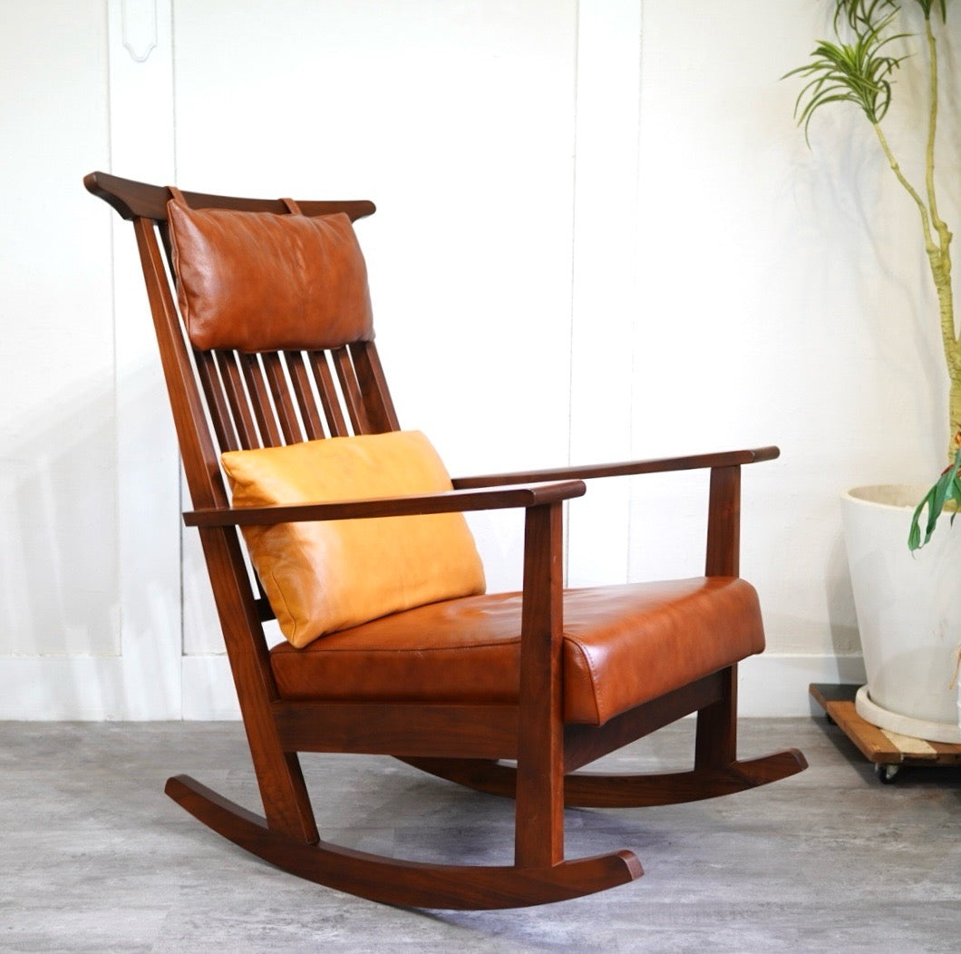 シギヤマ家具 ローズマリー ロッキングチェア R-011 岩倉榮利 中古 