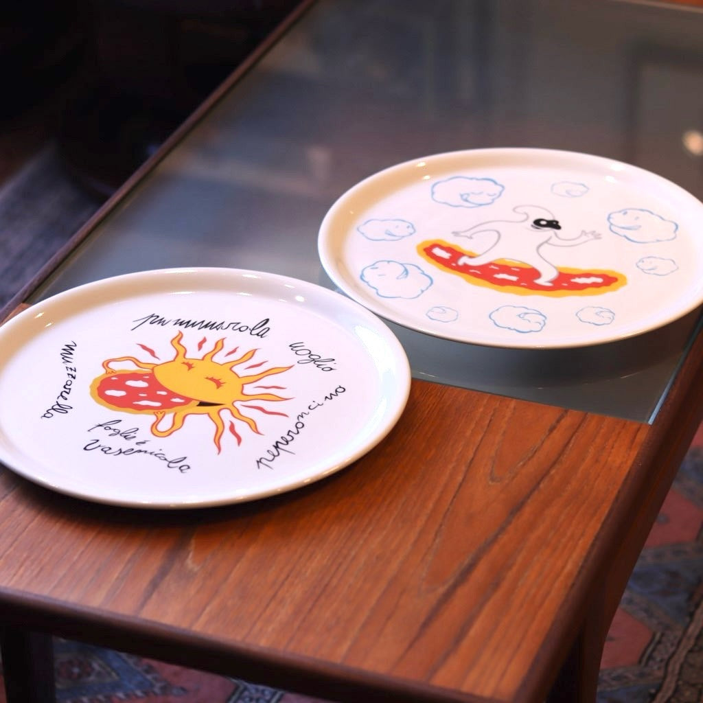 アレッシィ / ALESSI ピザプレート2枚セット 大皿 食器 イタリア 
