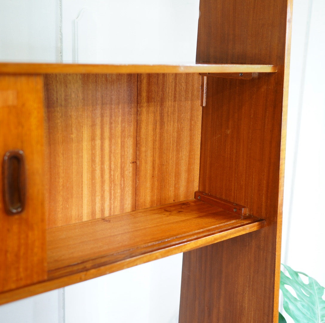 イギリスヴィンテージ ブックシェルフ オープンラック ディバイダー チーク材