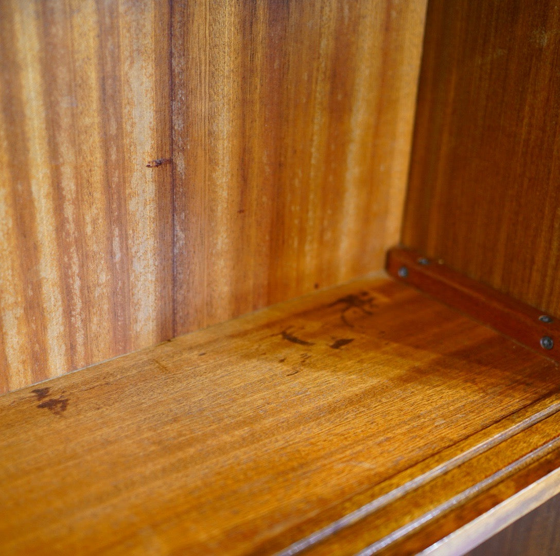 イギリスヴィンテージ ブックシェルフ オープンラック ディバイダー チーク材