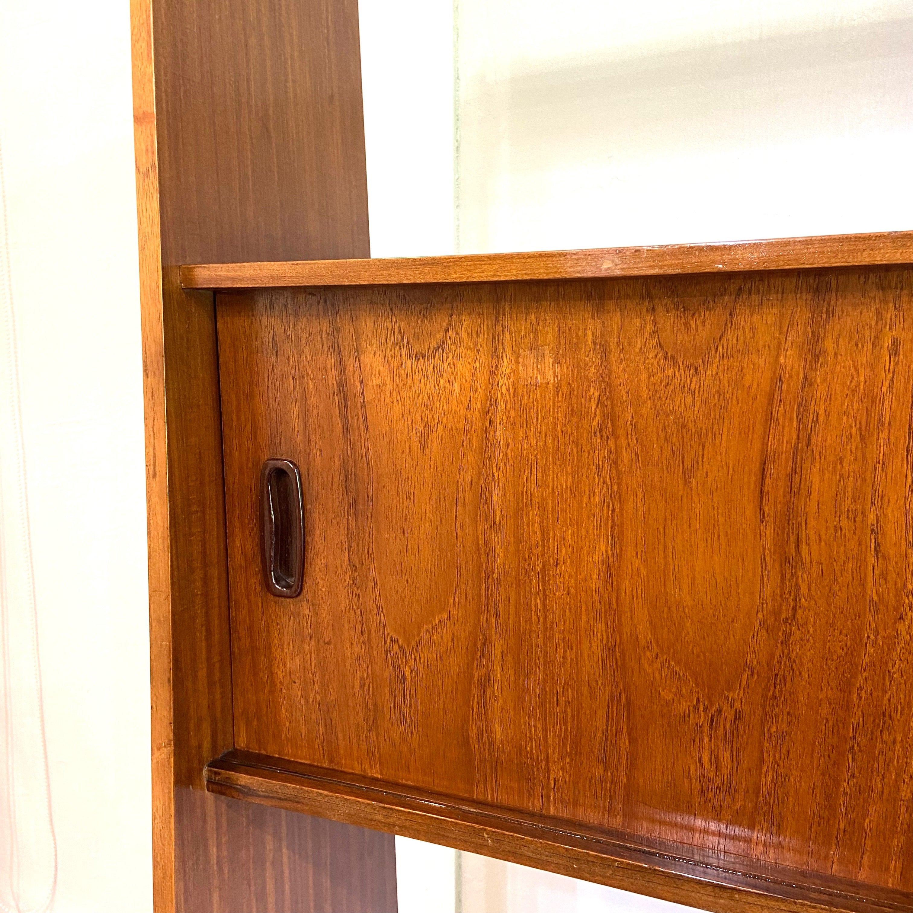 イギリスヴィンテージ ブックシェルフ オープンラック ディバイダー チーク材